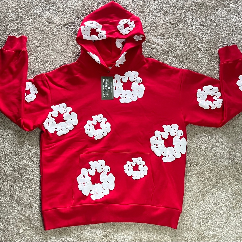 Red Graphic Hoodie